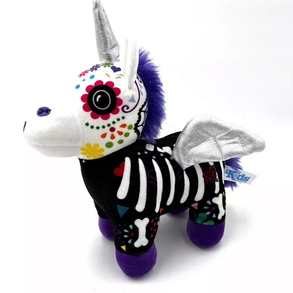 Kids Of America Corp Other - NWT Kids Of America Corp Stuffed Sugar Skull Plush UNICORN Day Of The Dead